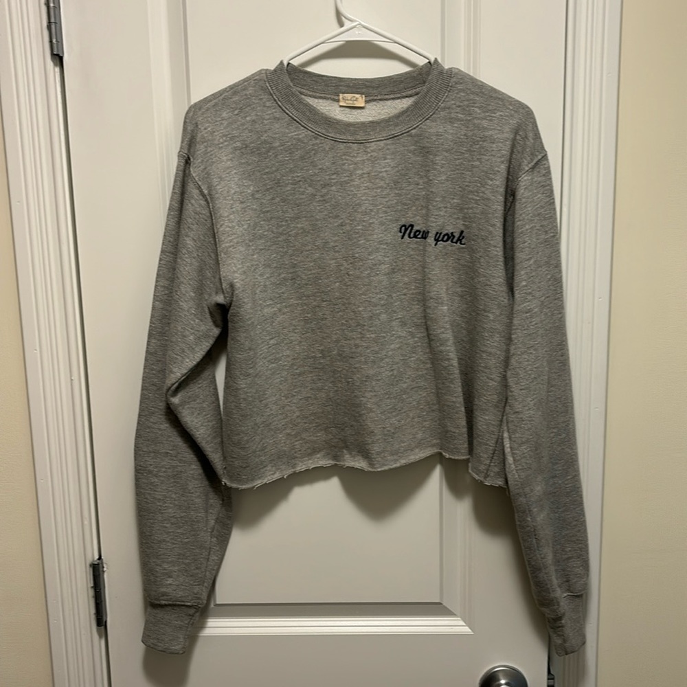 Pacsun Cropped NY Sweatshirt